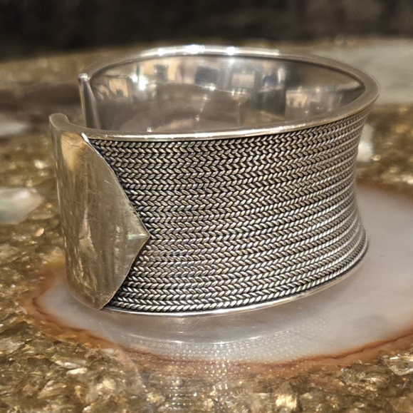 Sterling Silver Cuff Bracelet - Picture 4 of 8